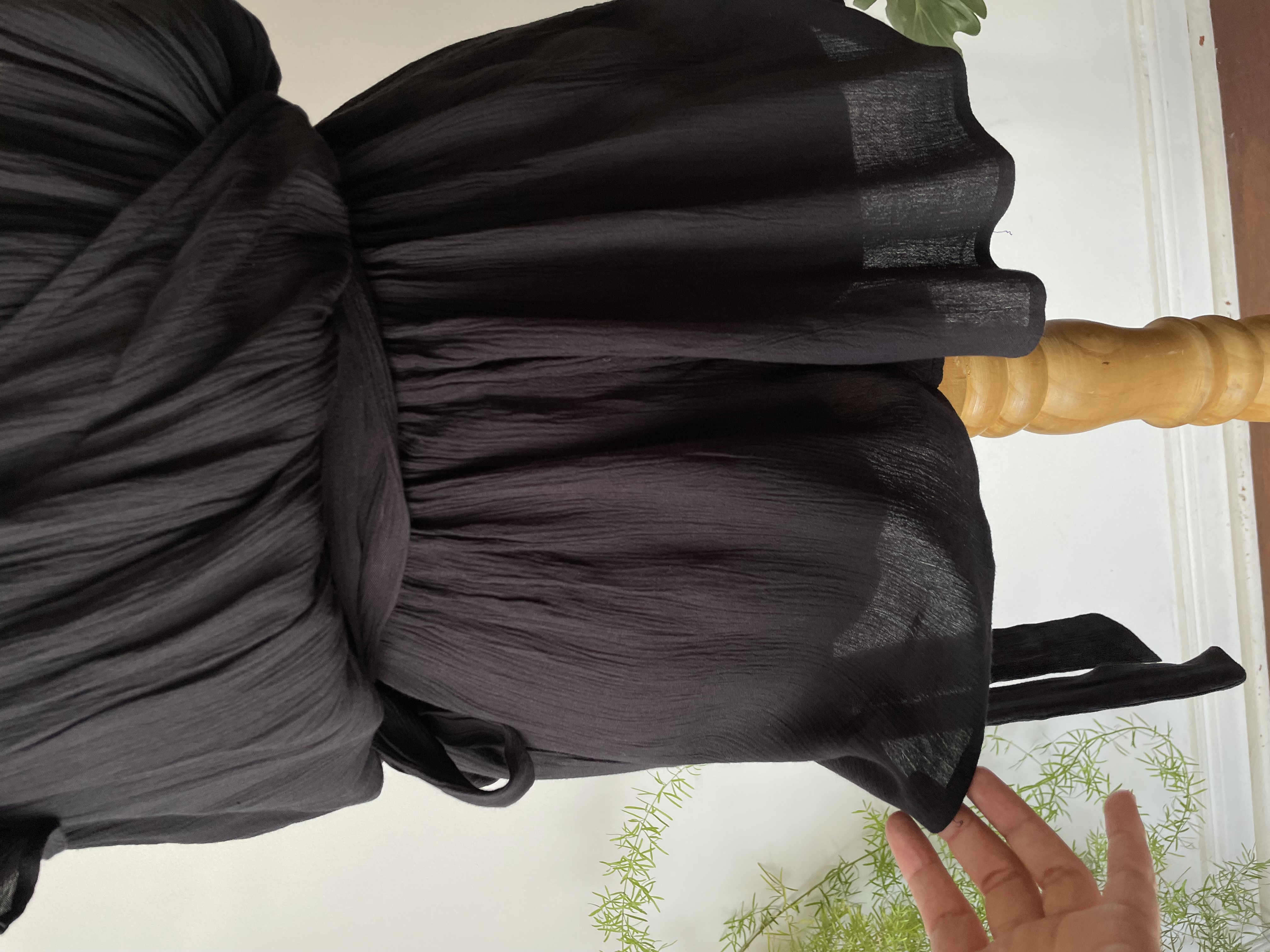 Enterito negro. Talla: S 6