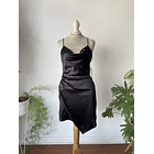 Vestido satin. Talla: M 1