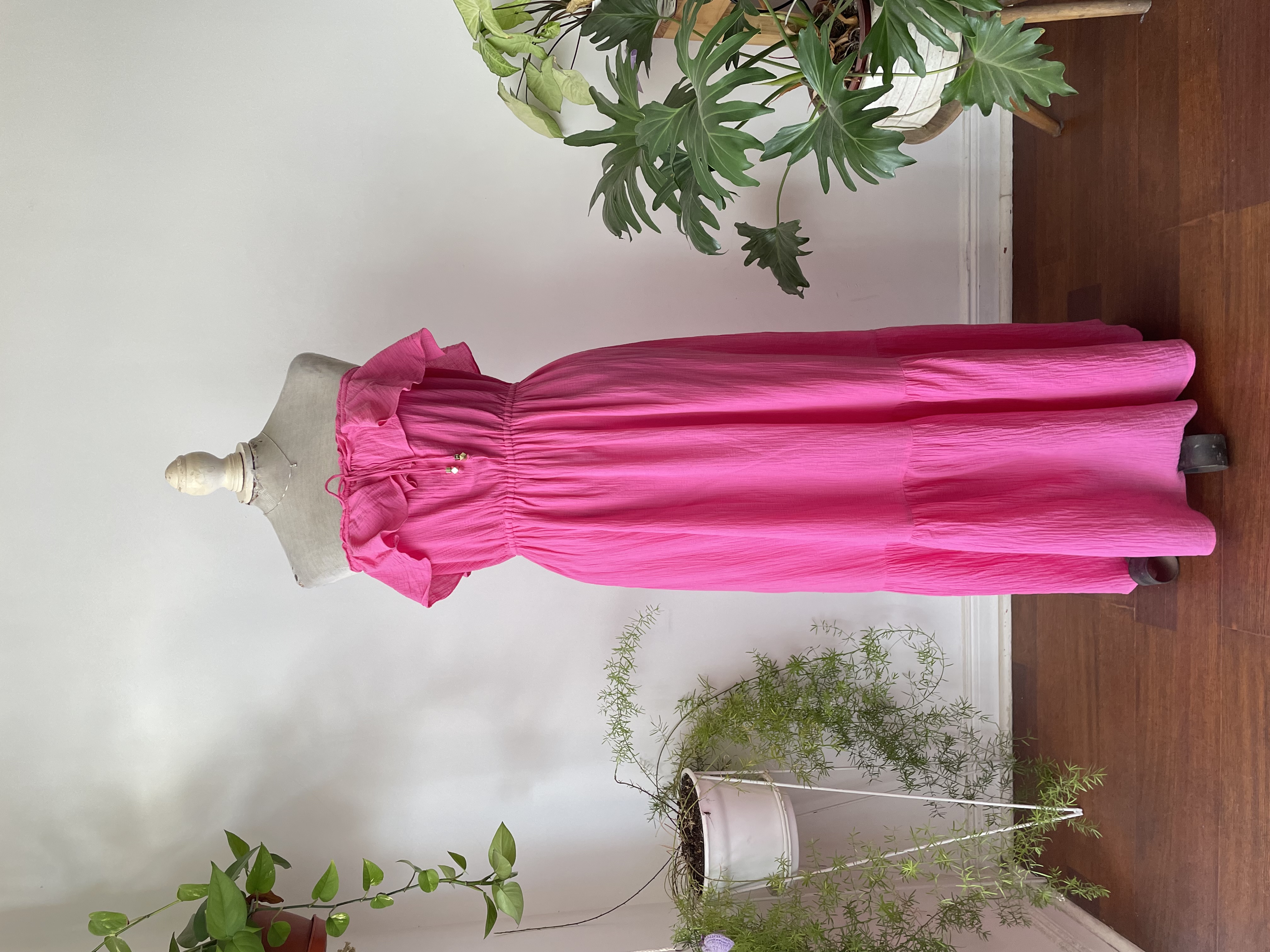 Strapless rosa. Talla: L 1