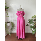 Strapless rosa. Talla: L 1