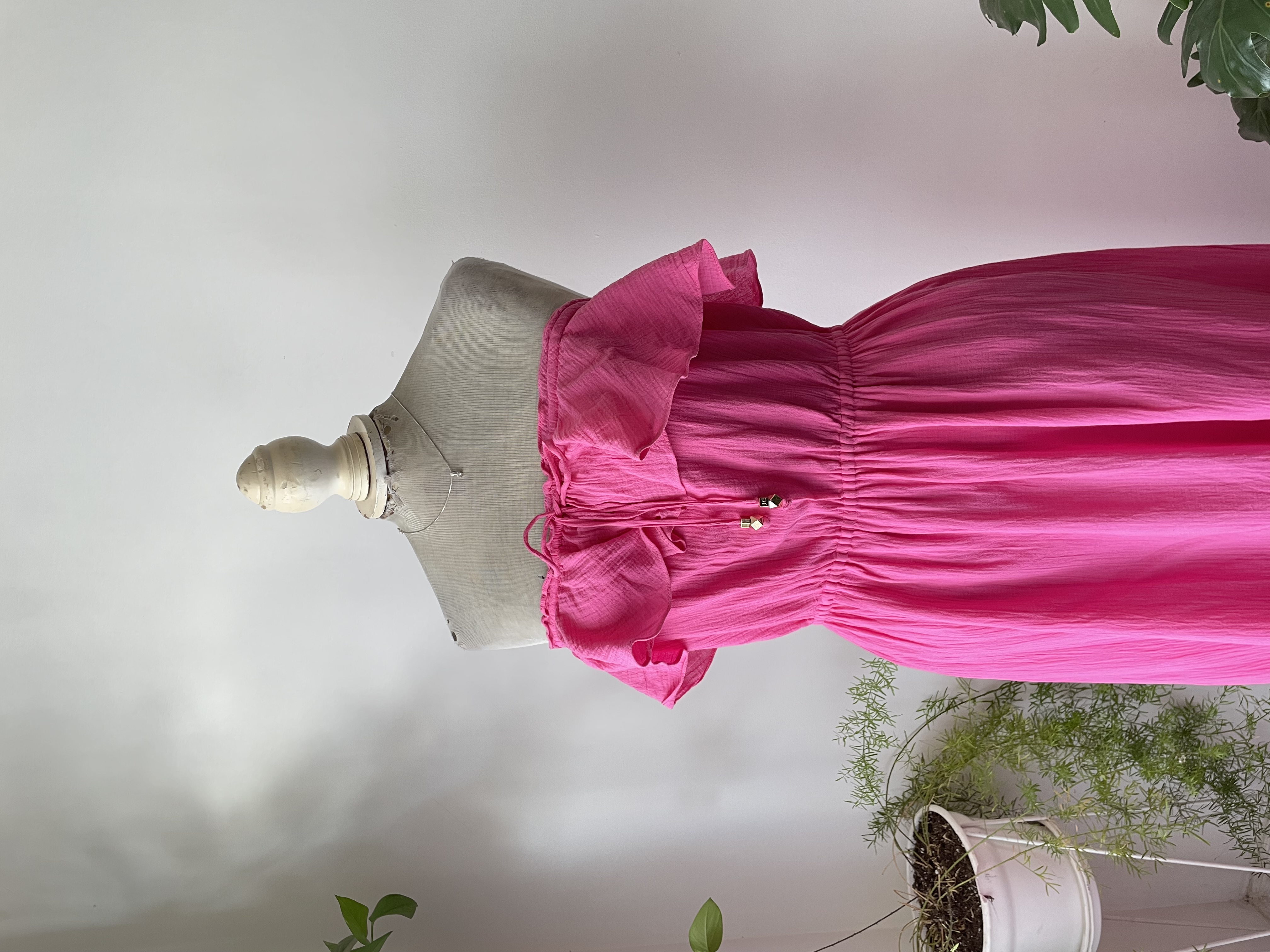 Strapless rosa. Talla: L 2