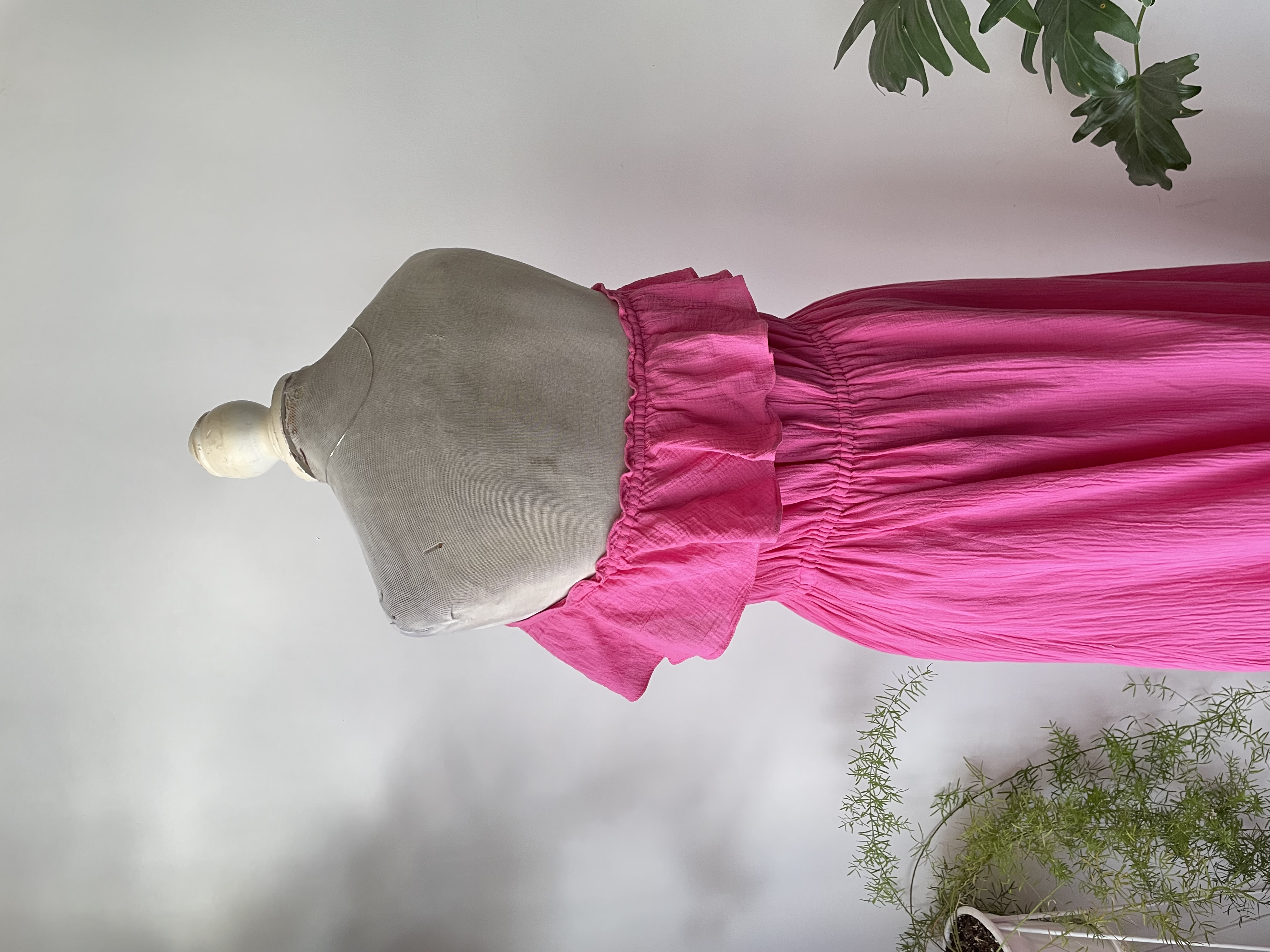 Strapless rosa. Talla: L 6