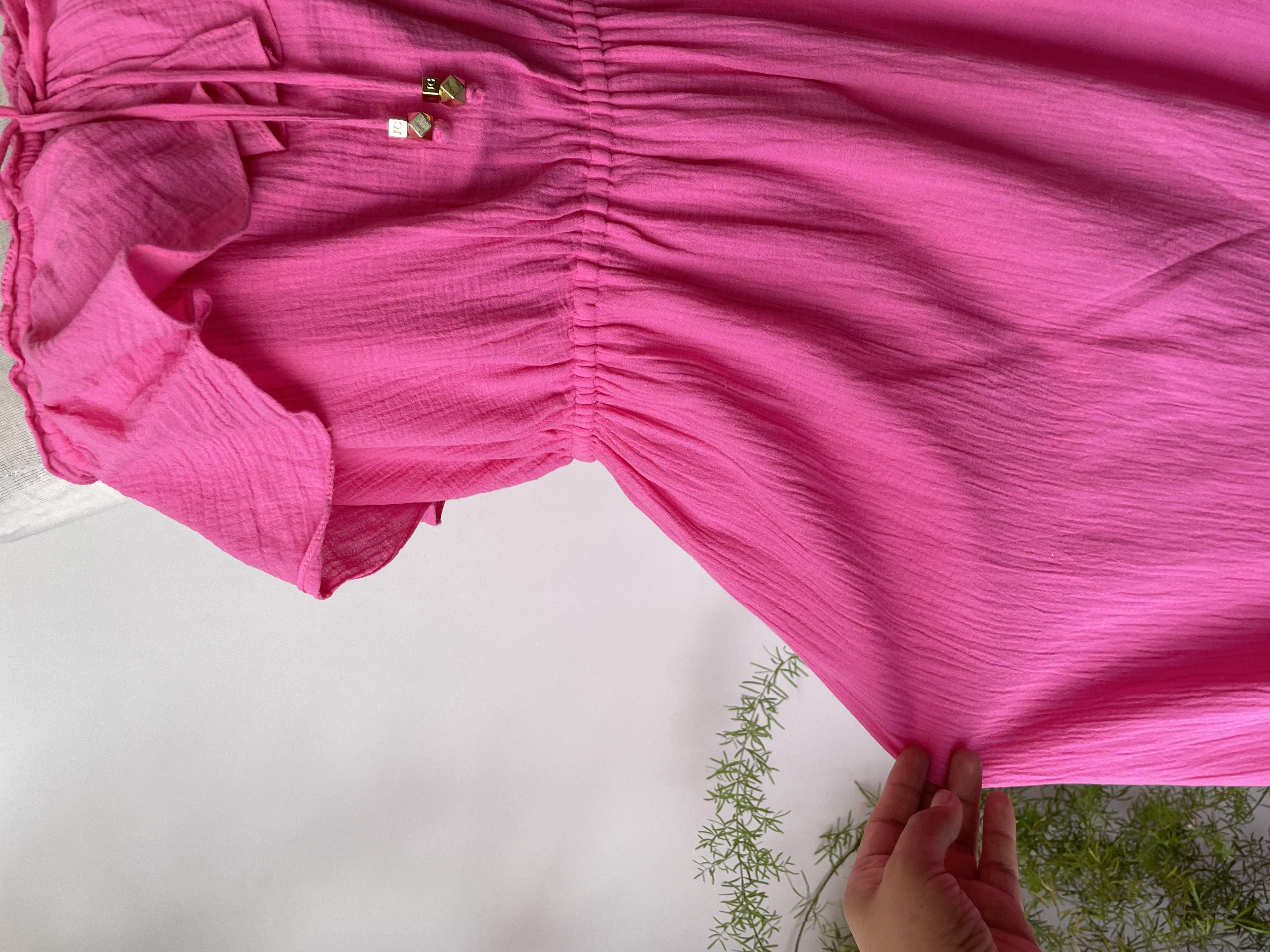 Strapless rosa. Talla: L 7