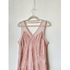 Vestido rosa. Talla: L 2