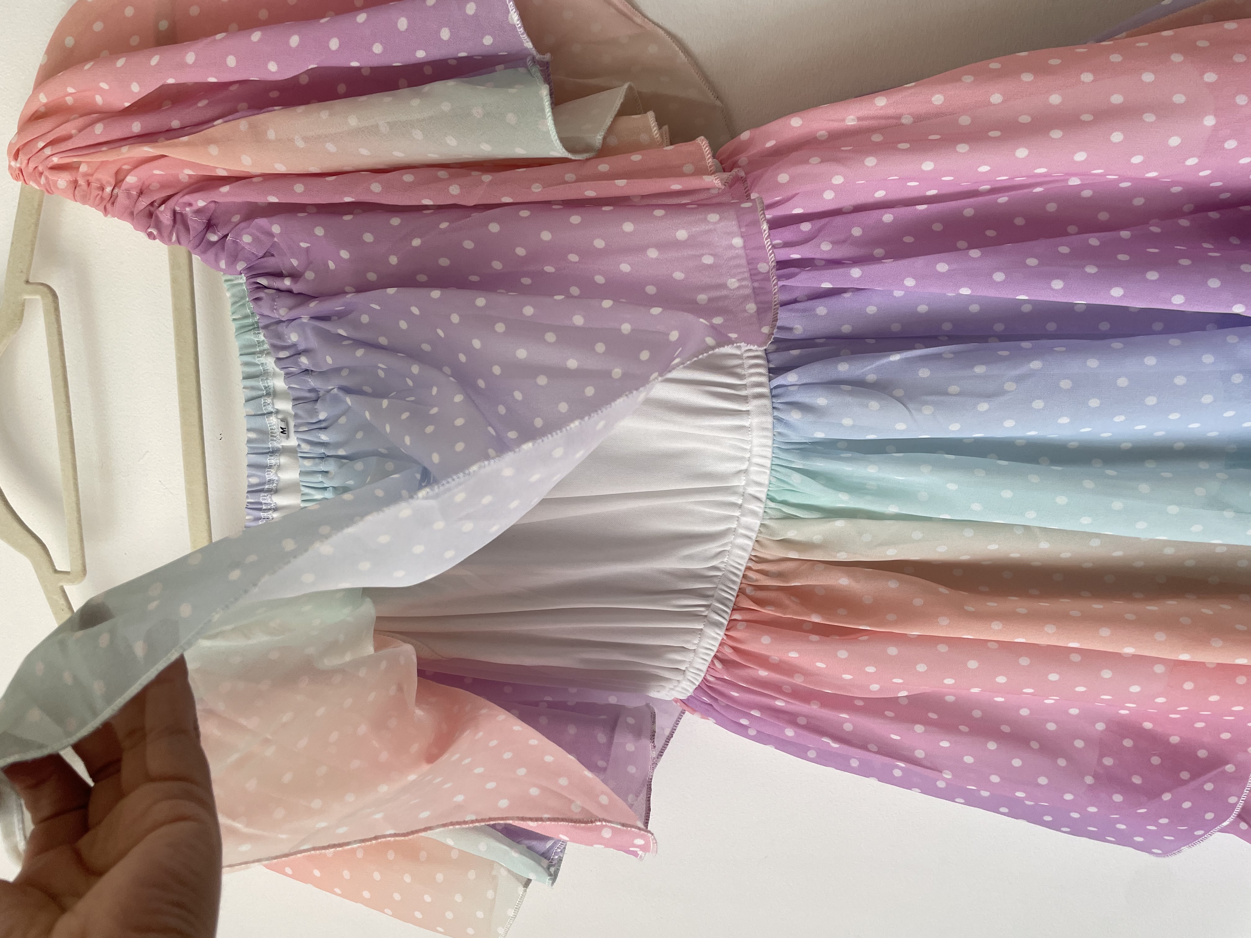 Vestido arcoíris. Talla: m 4