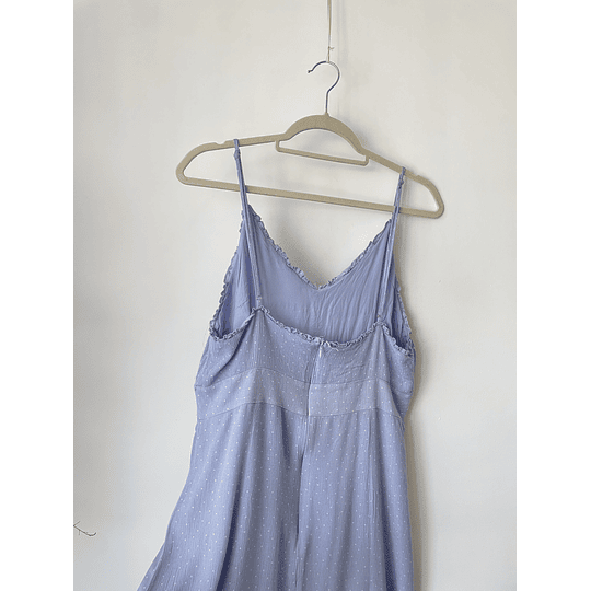 Vestido celeste. Talla: L chico (m/l)