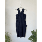 Vestido azul macramé. Talla: M chico (s) 1