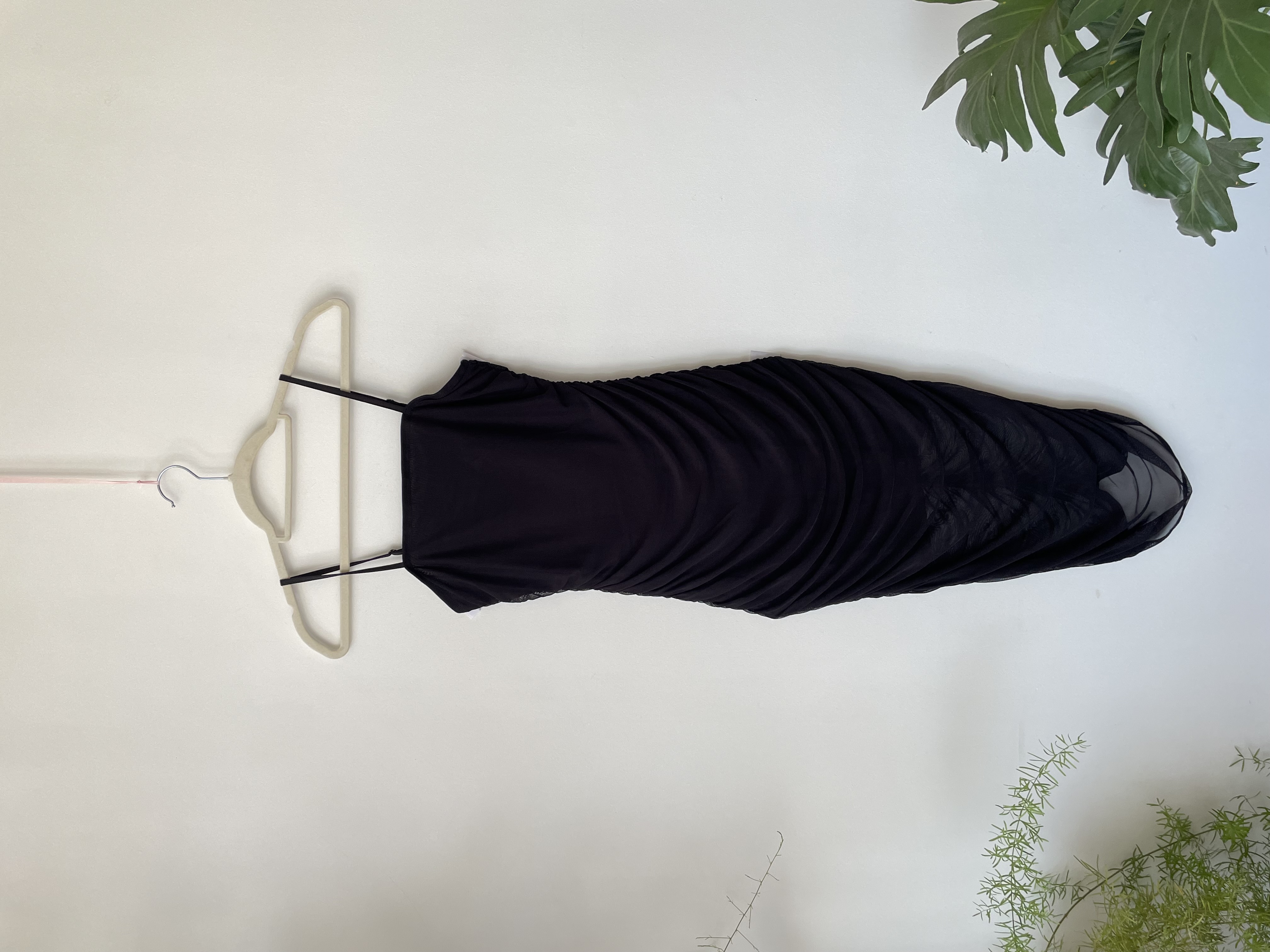 Vestido drapeado. Talla: S 1