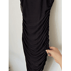 Vestido drapeado. Talla: S 4