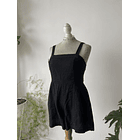 Enterito negro lino. Talla: M Petite 2