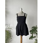 Enterito negro lino. Talla: M Petite 1