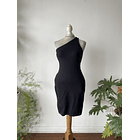 Vestido asimétrico  tiras. Talla: L 1