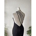 Vestido asimétrico  tiras. Talla: L 3