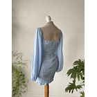 Vestido drapeado. Talla: XS 3