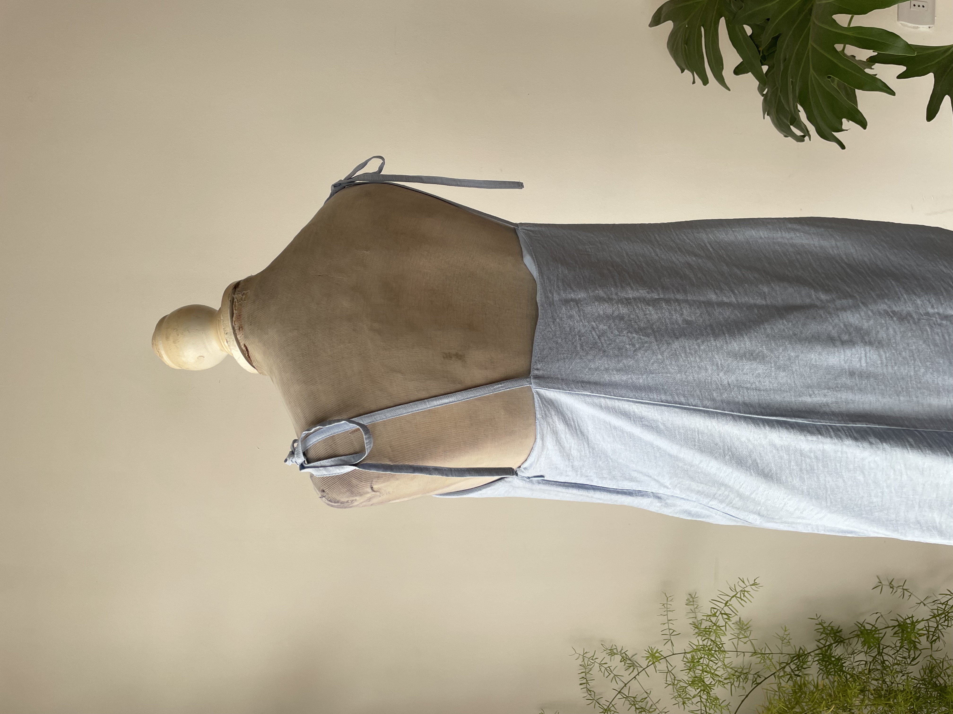 Vestido celeste. Talla: S 3