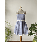 Vestido celeste. Talla: S elasticado 1