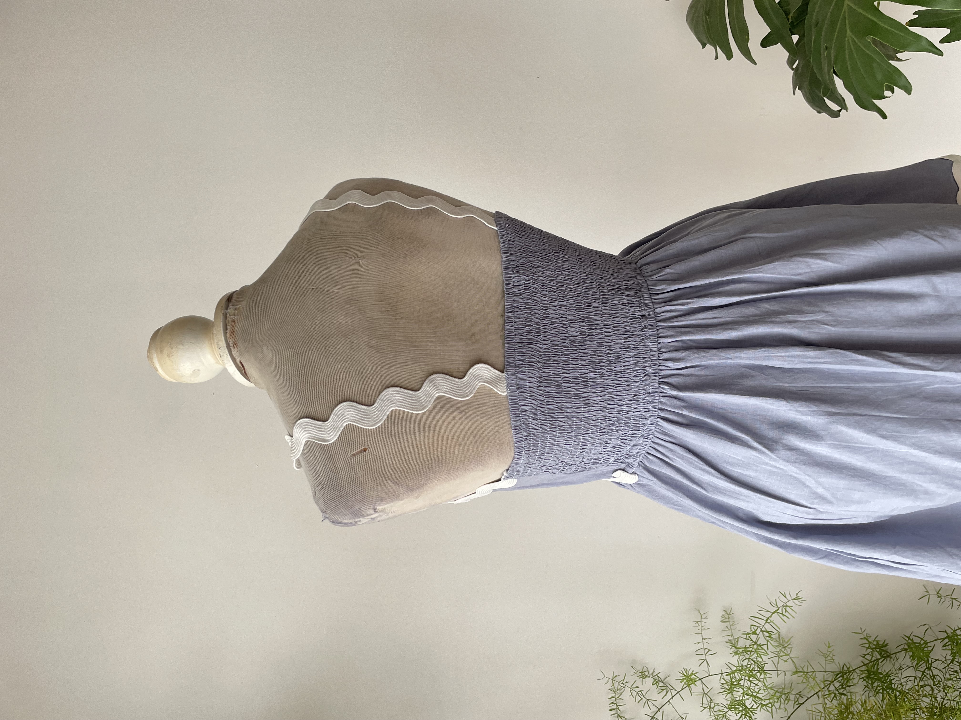 Vestido celeste. Talla: S elasticado 2