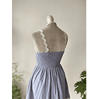Vestido celeste. Talla: S elasticado 2
