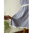 Vestido celeste. Talla: S elasticado 4