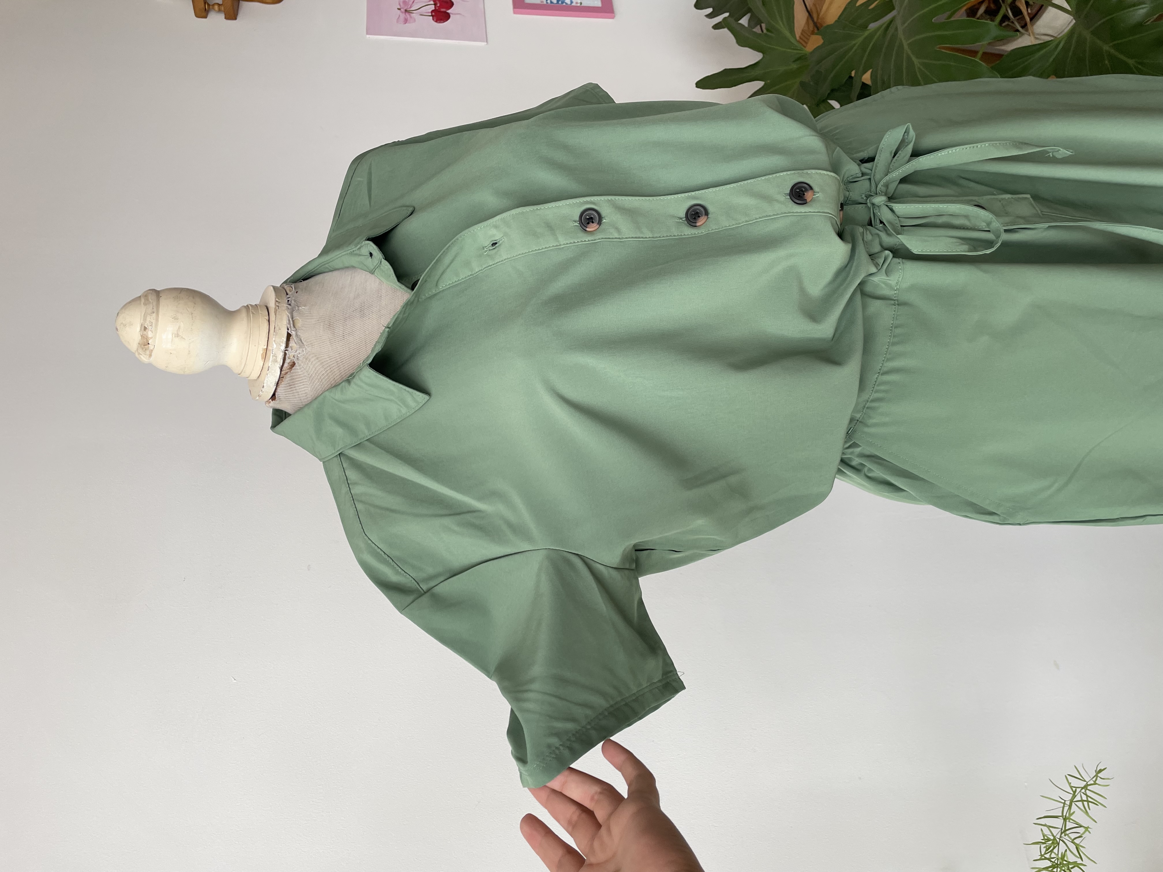 Enterito verde agua. Talla: L 5