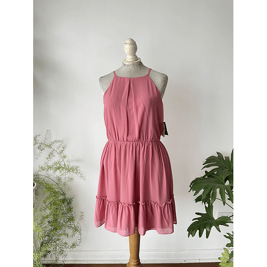 Vestido halter. Talla: M