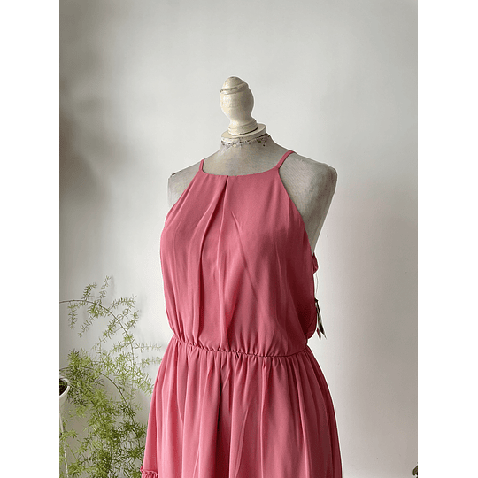 Vestido halter. Talla: M