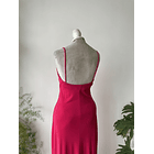 Vestido fucsia. Talla: S elasticado 4