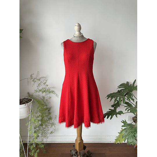 Vestido rojo. Talla: L