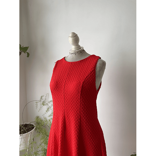 Vestido rojo. Talla: L