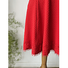 Vestido rojo. Talla: L 3
