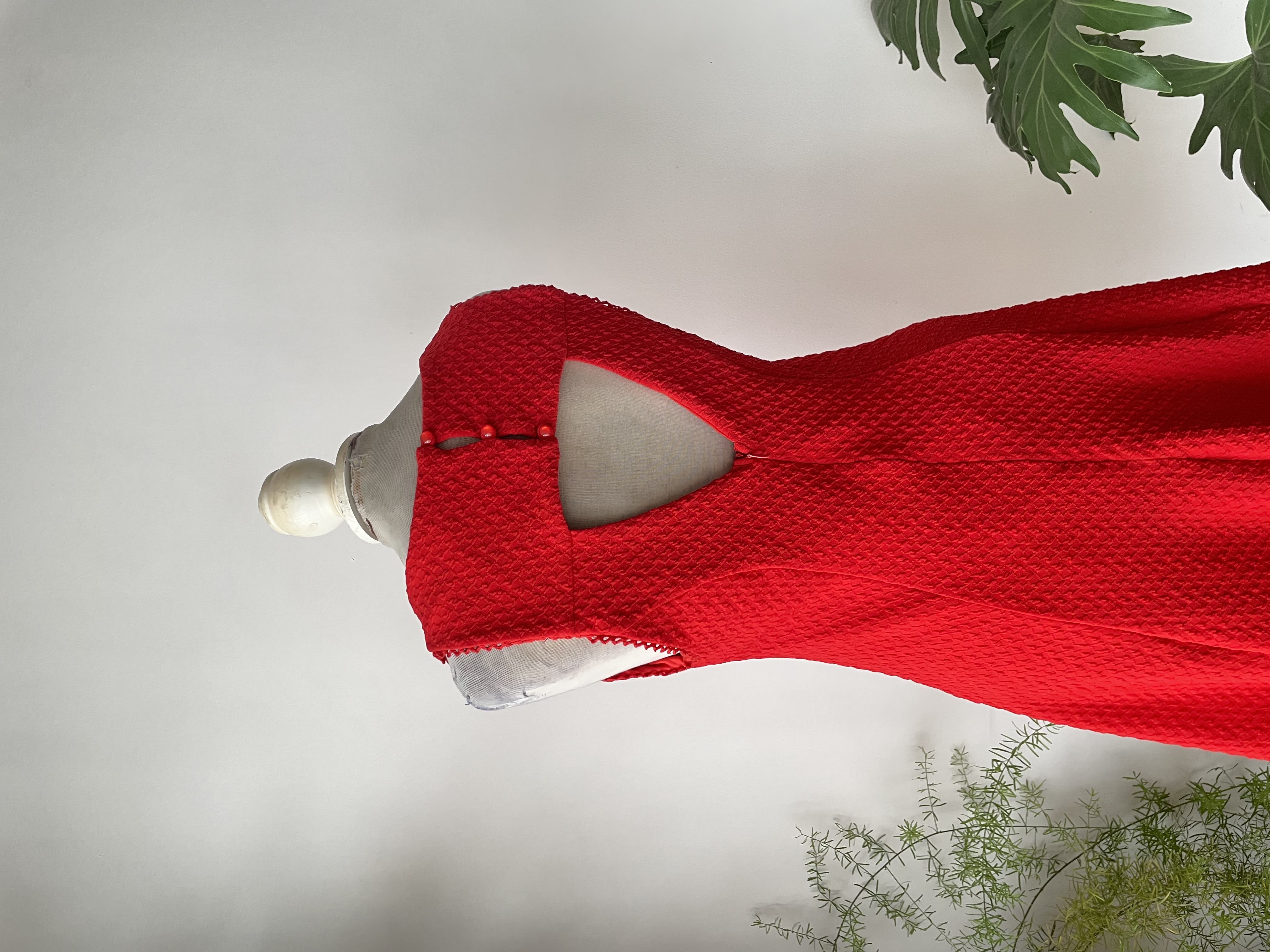 Vestido rojo. Talla: L 4