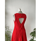 Vestido rojo. Talla: L 4