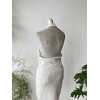 Vestido hilo blanco. Talla: L 4