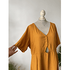 Vestido mostaza. Talla: XL 3