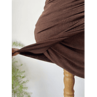 Vestido fiesta café. Talla: XS 4