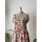 Vestido rosas. Talla: M elasticado  4