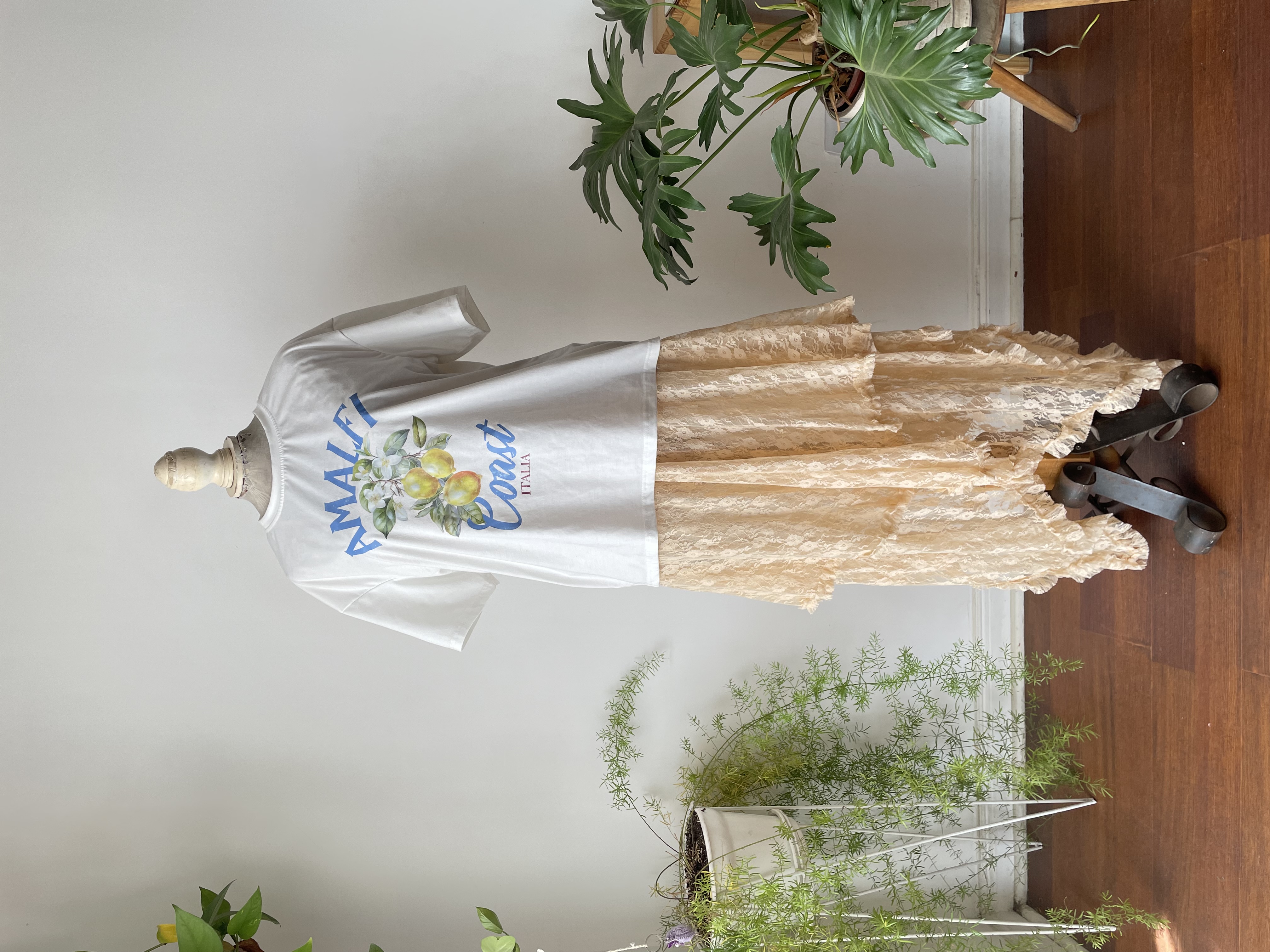 Vestido encaje. Talla: XL 2