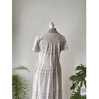 Vestido líneas lino. Talla: XS oversized (s/m) 3