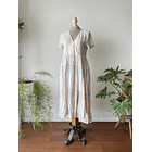 Vestido líneas lino. Talla: XS oversized (s/m) 1