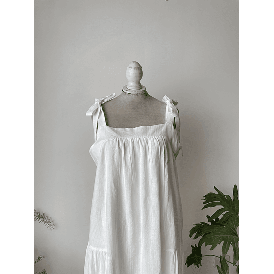 Vestido amarras. Talla: L