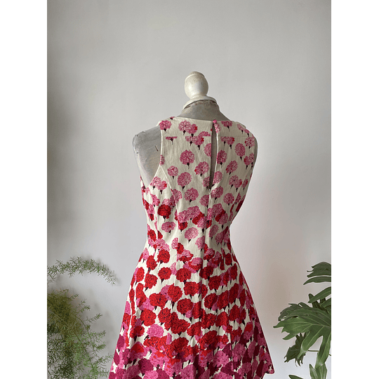 Vestido degradé floral. Talla: 8p (m)