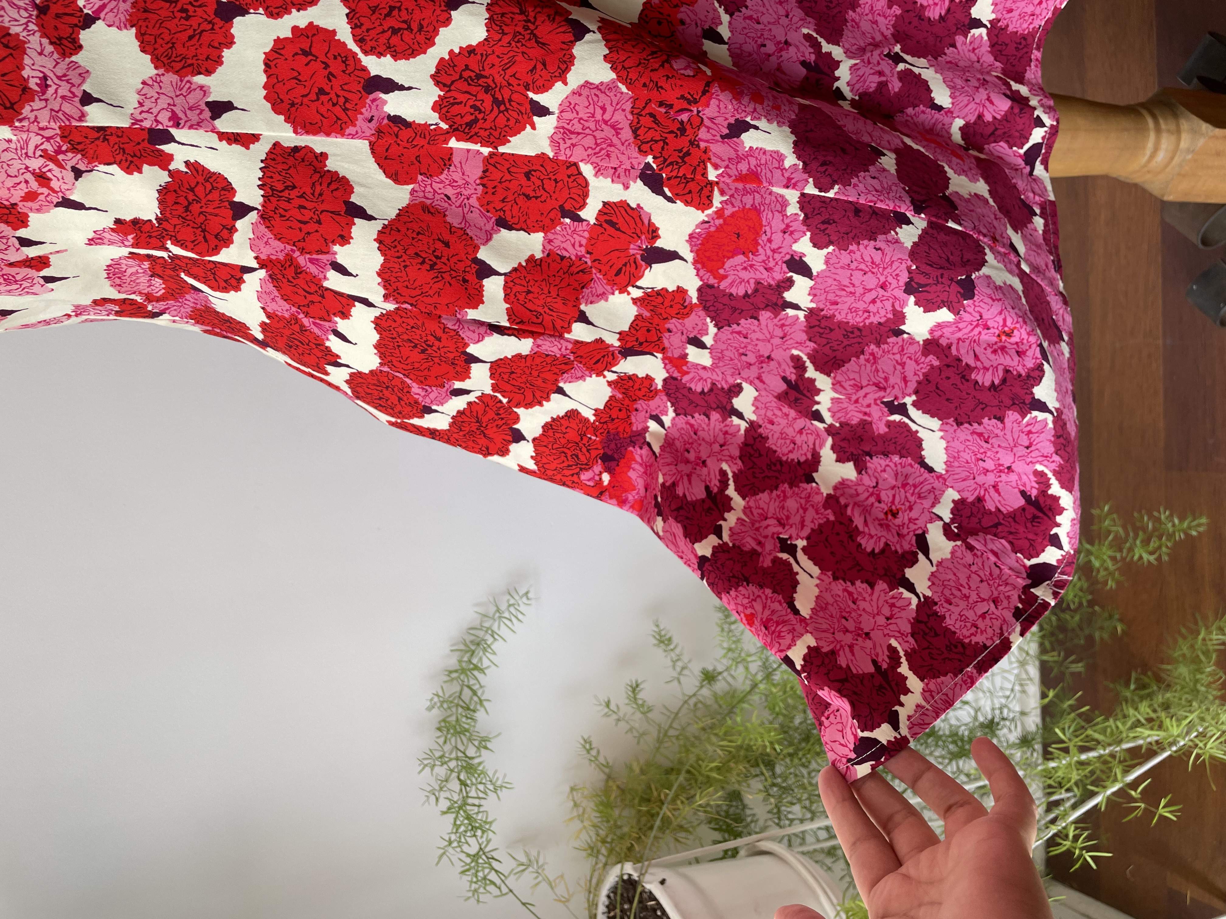 Vestido degradé floral. Talla: 8p (m) 6