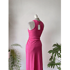 Vestido fucsia. Talla: XS elasticado 6