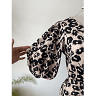 Vestido leopardo. Talla: 6 (38) 3