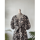 Vestido leopardo. Talla: 6 (38) 2
