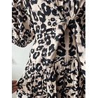Vestido leopardo. Talla: 6 (38) 4
