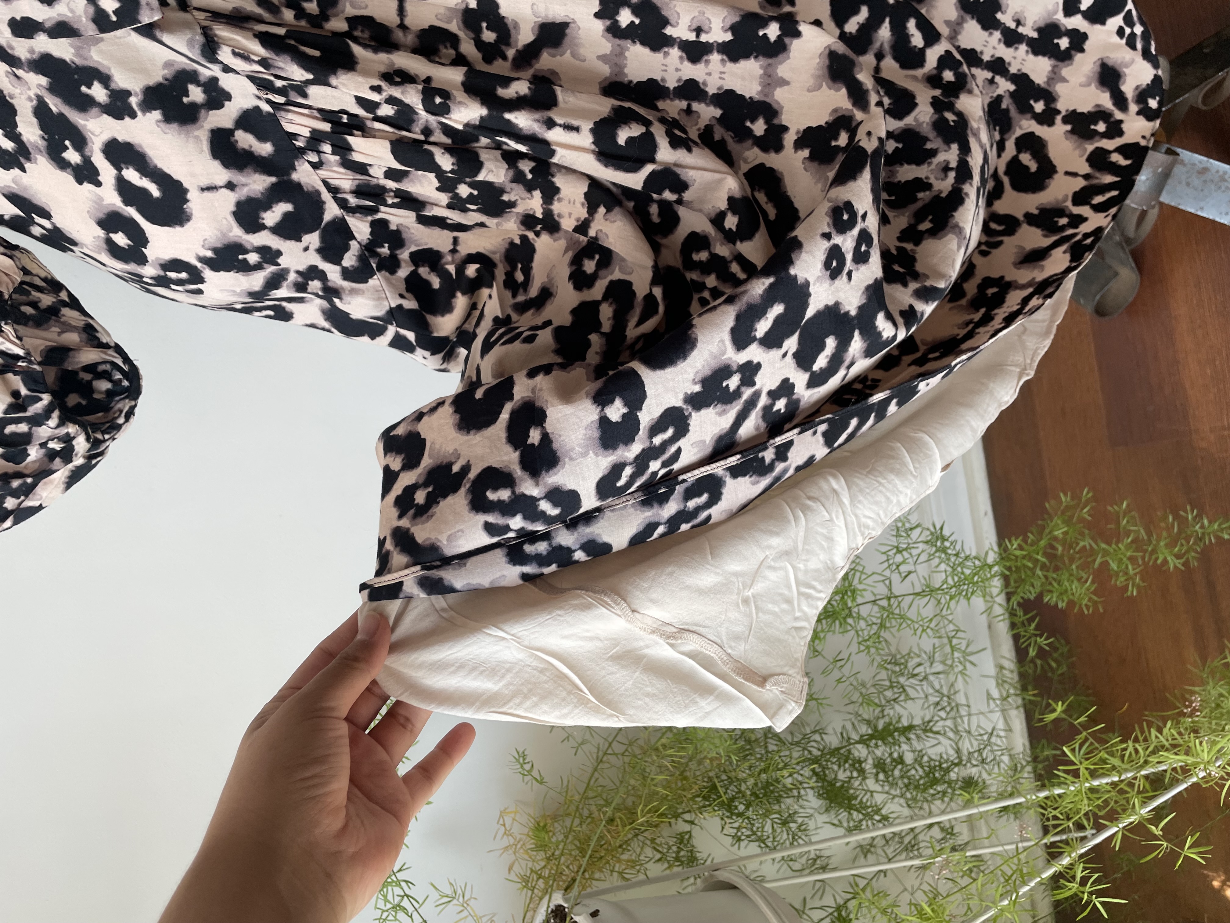 Vestido leopardo. Talla: 6 (38) 7