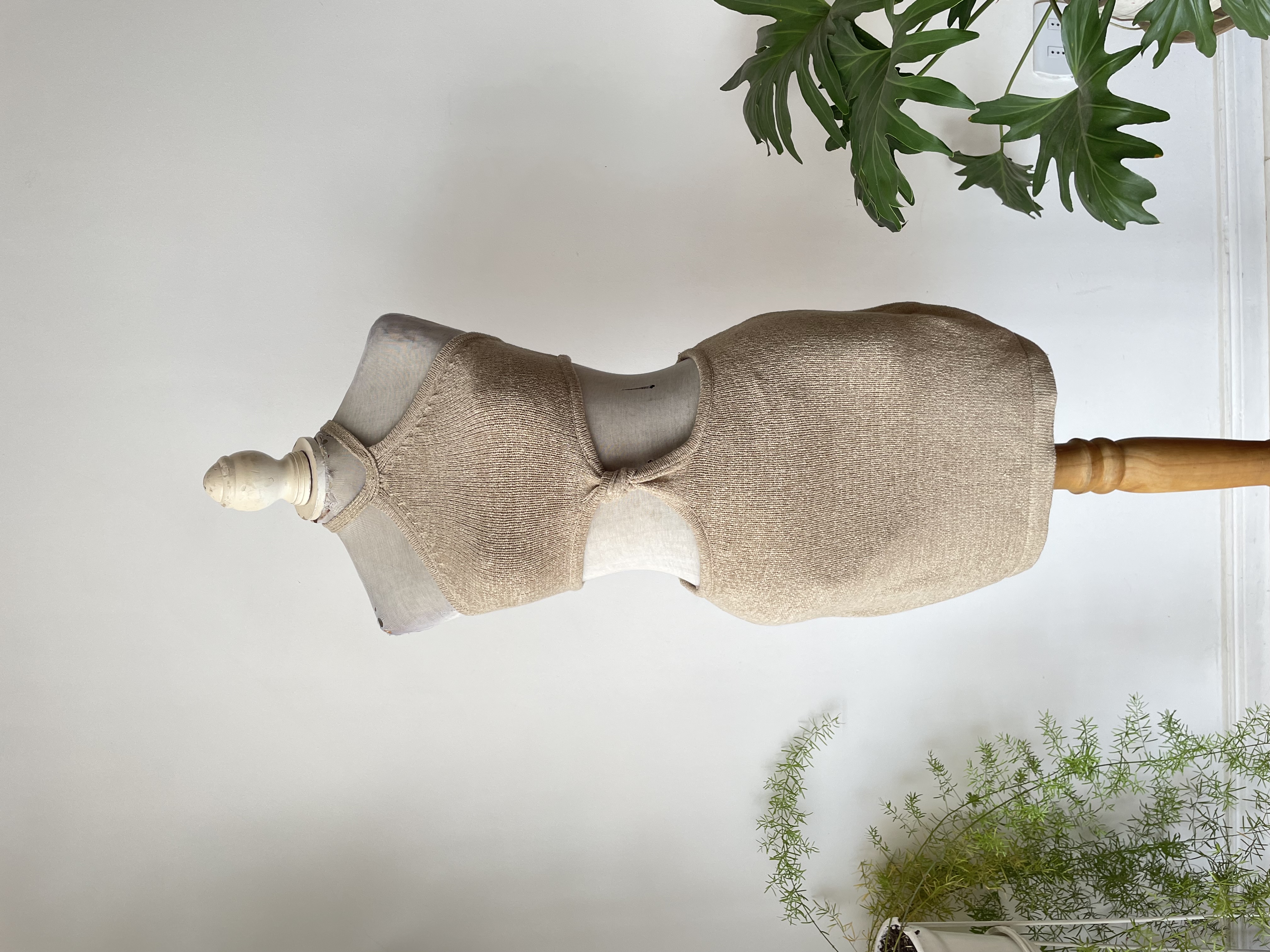 Vestido hilo. Talla: S 1