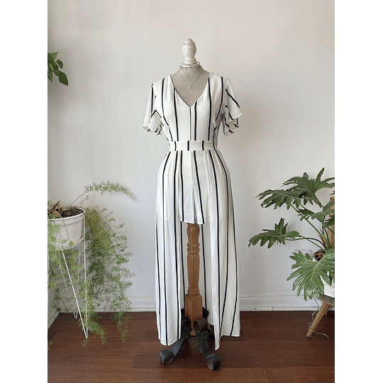 Enterito rayado. Talla: 7 (40)