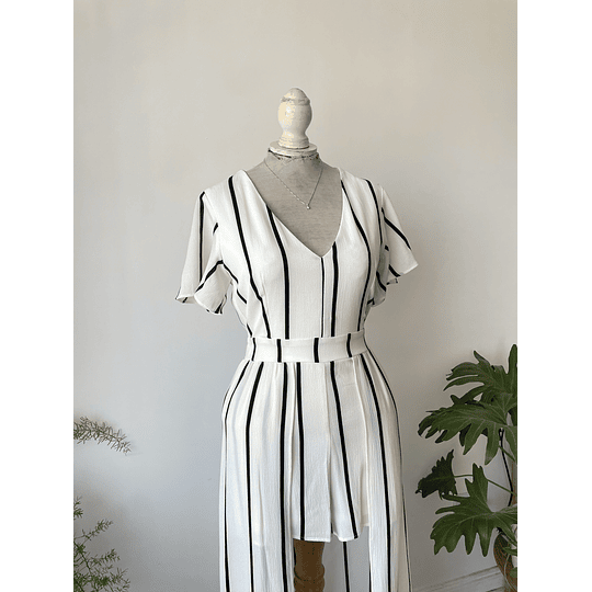 Enterito rayado. Talla: 7 (40)